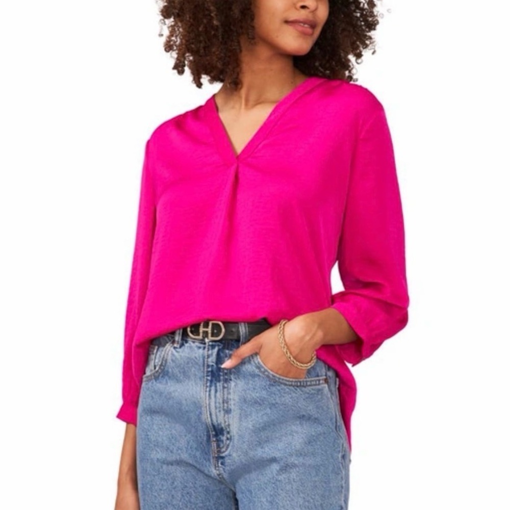 Vince Camuto Hot Pink Blouse